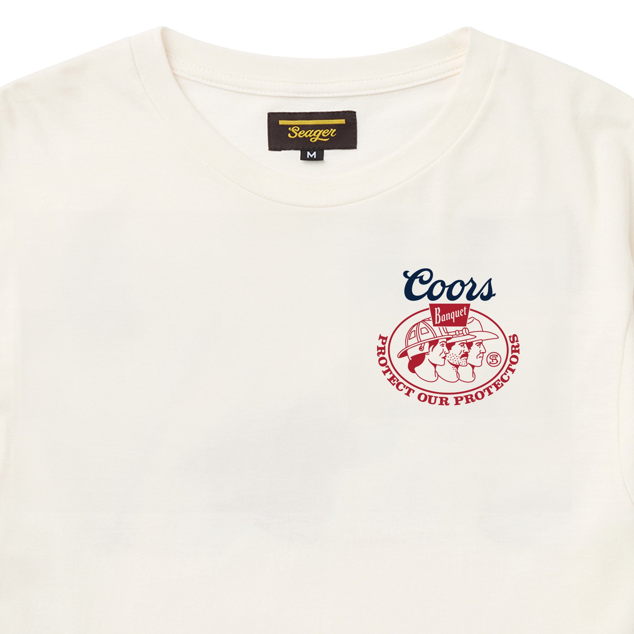 Seager x Coors Banquet Protectors Tee White