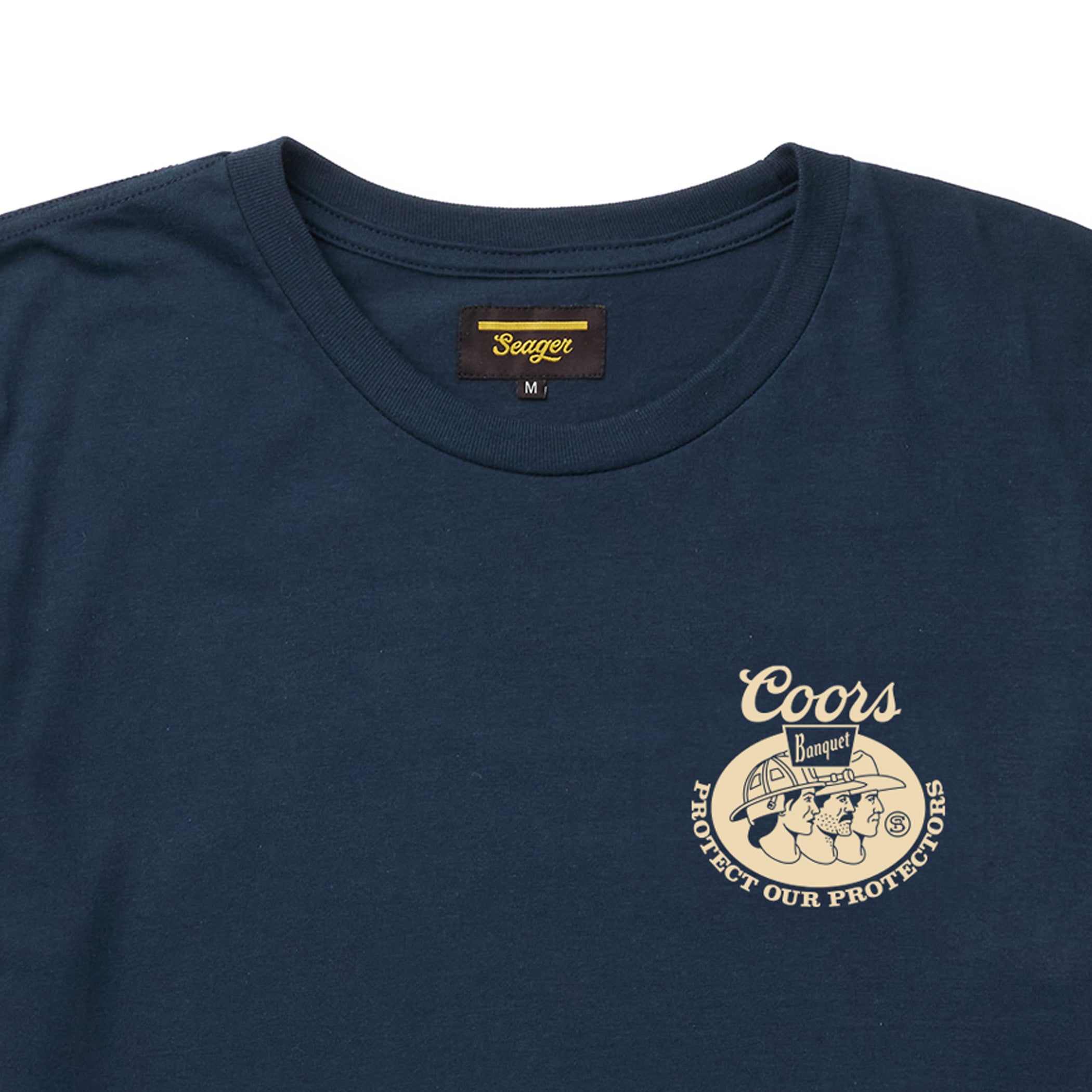 Seager x Coors Banquet Protectors Tee Navy