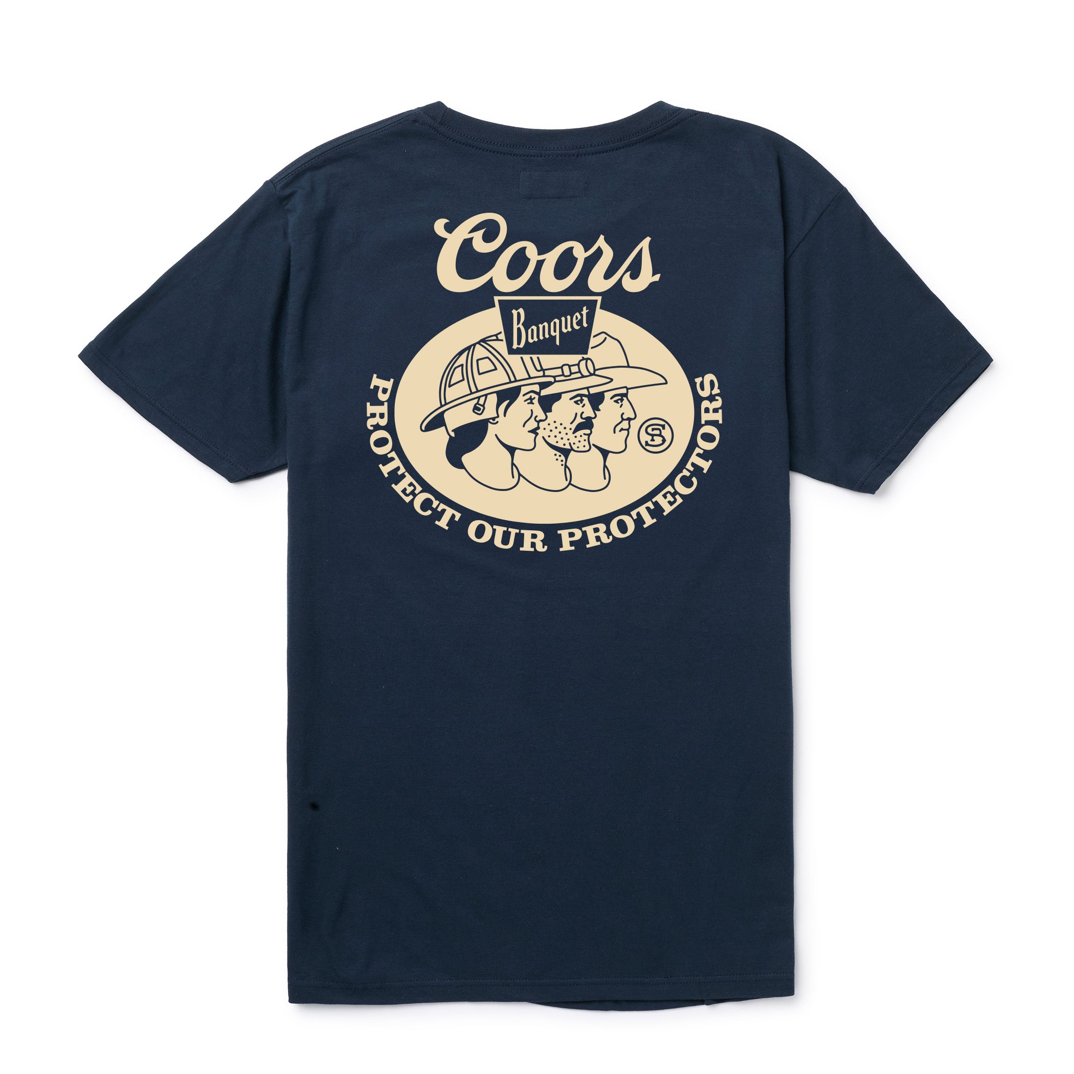 Seager x Coors Banquet Protectors Tee Navy