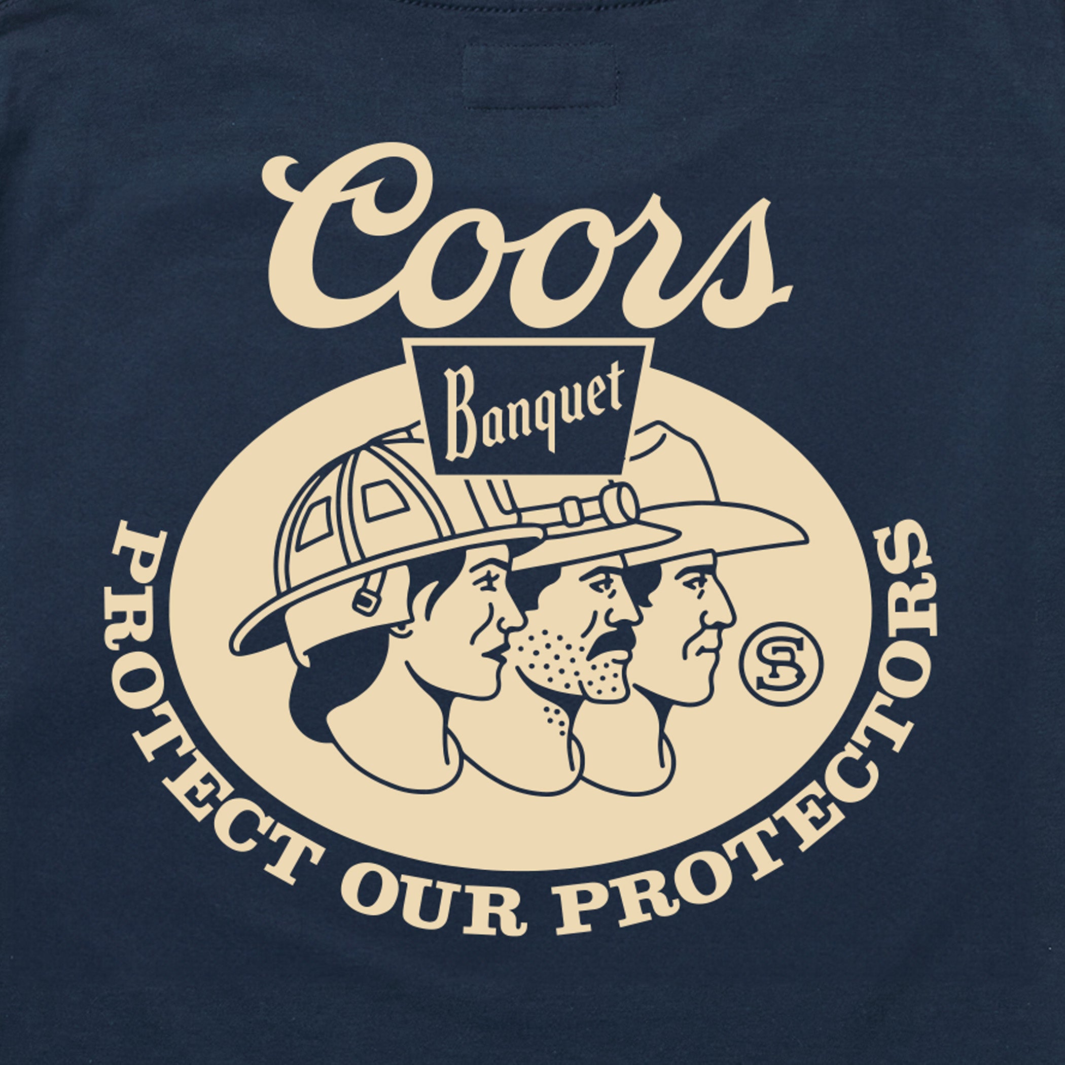 Seager x Coors Banquet Protectors Tee Navy