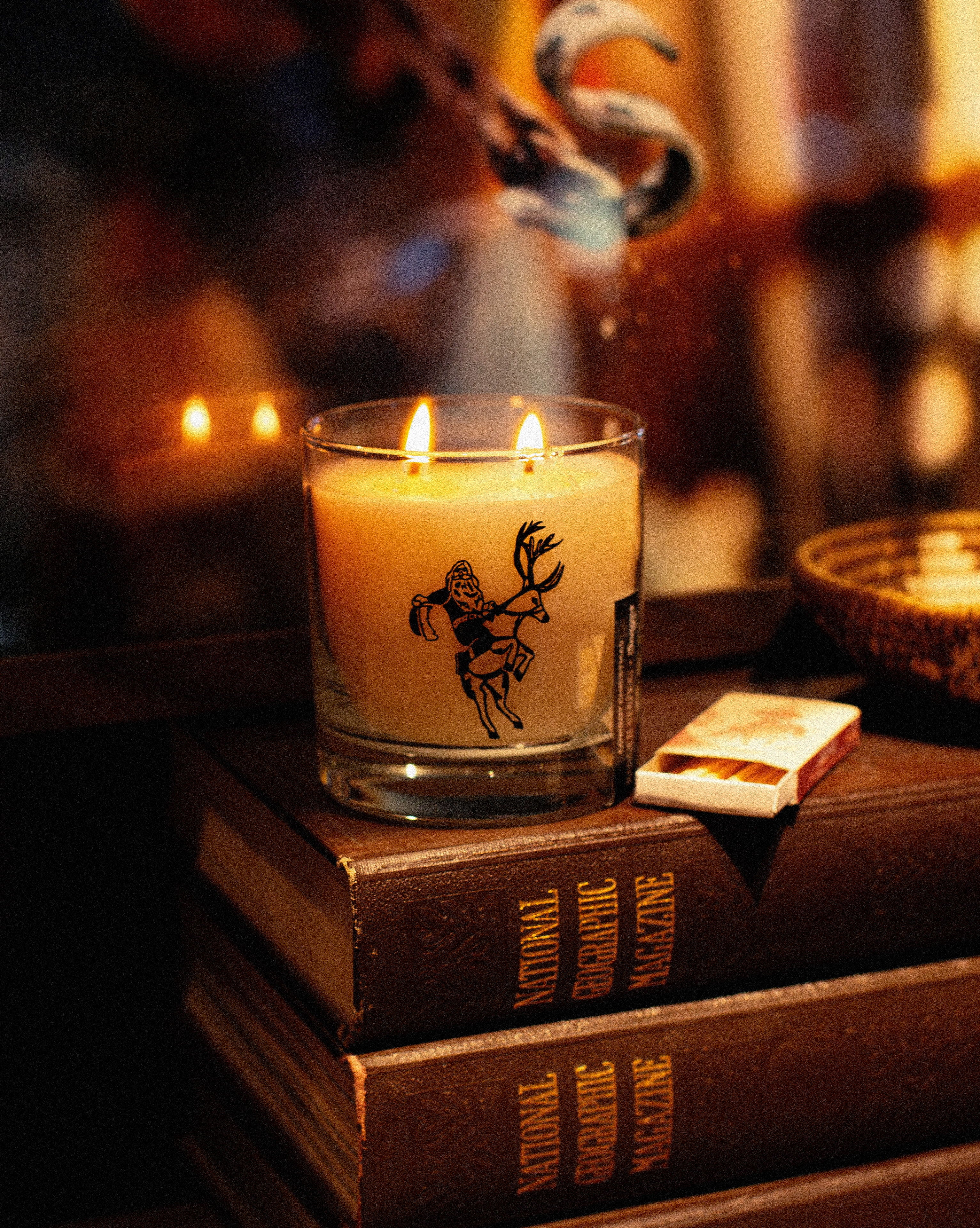 Seager x Ranger Station Cowboy Christmas Candle