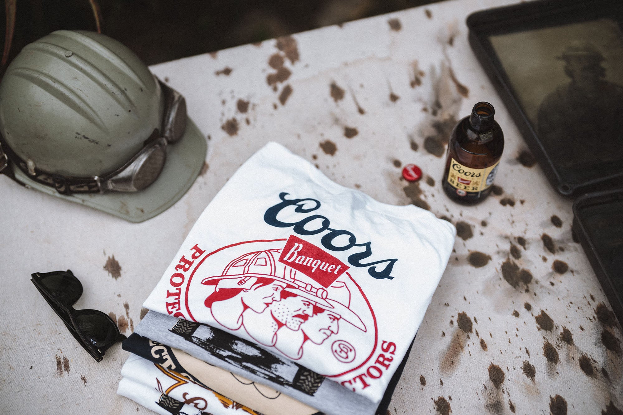 Seager x Coors Banquet Protectors Tee White