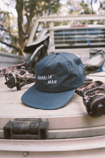 Ramblin' Man Ripstop Nylon Snapback Navy | Seager Co.