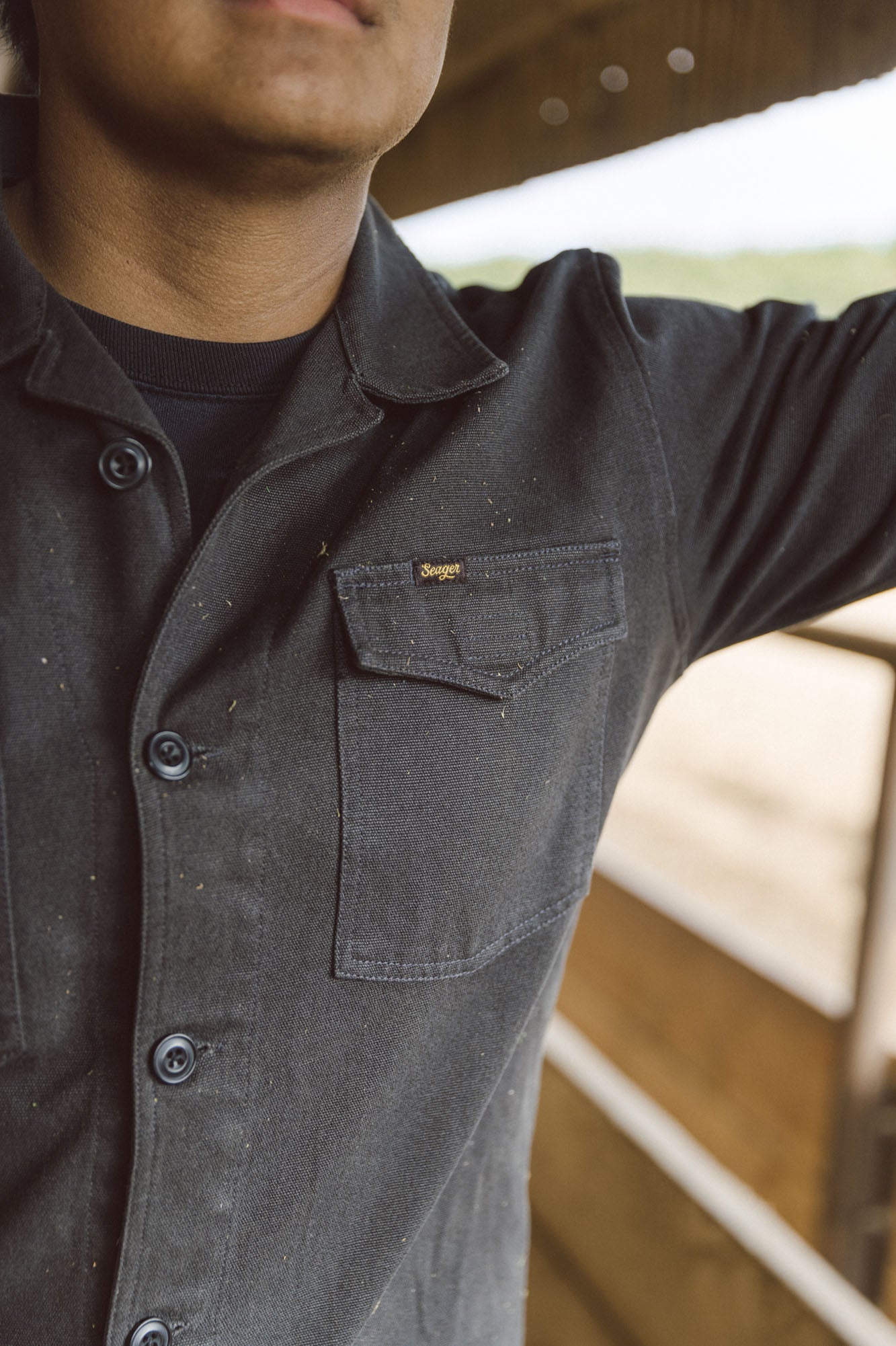 Wildland Overshirt Washed Black