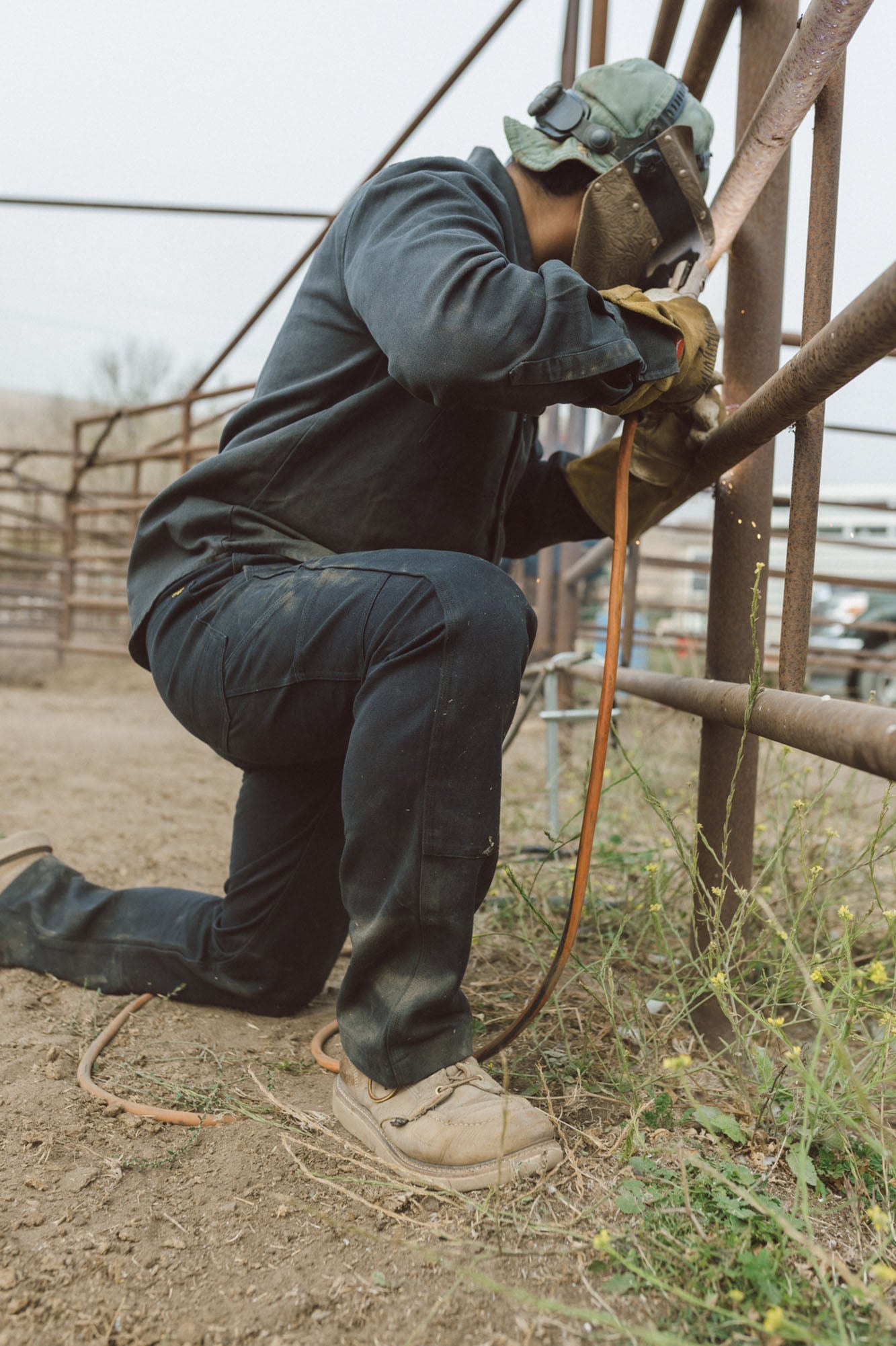 Bison Double Knee Pant Black