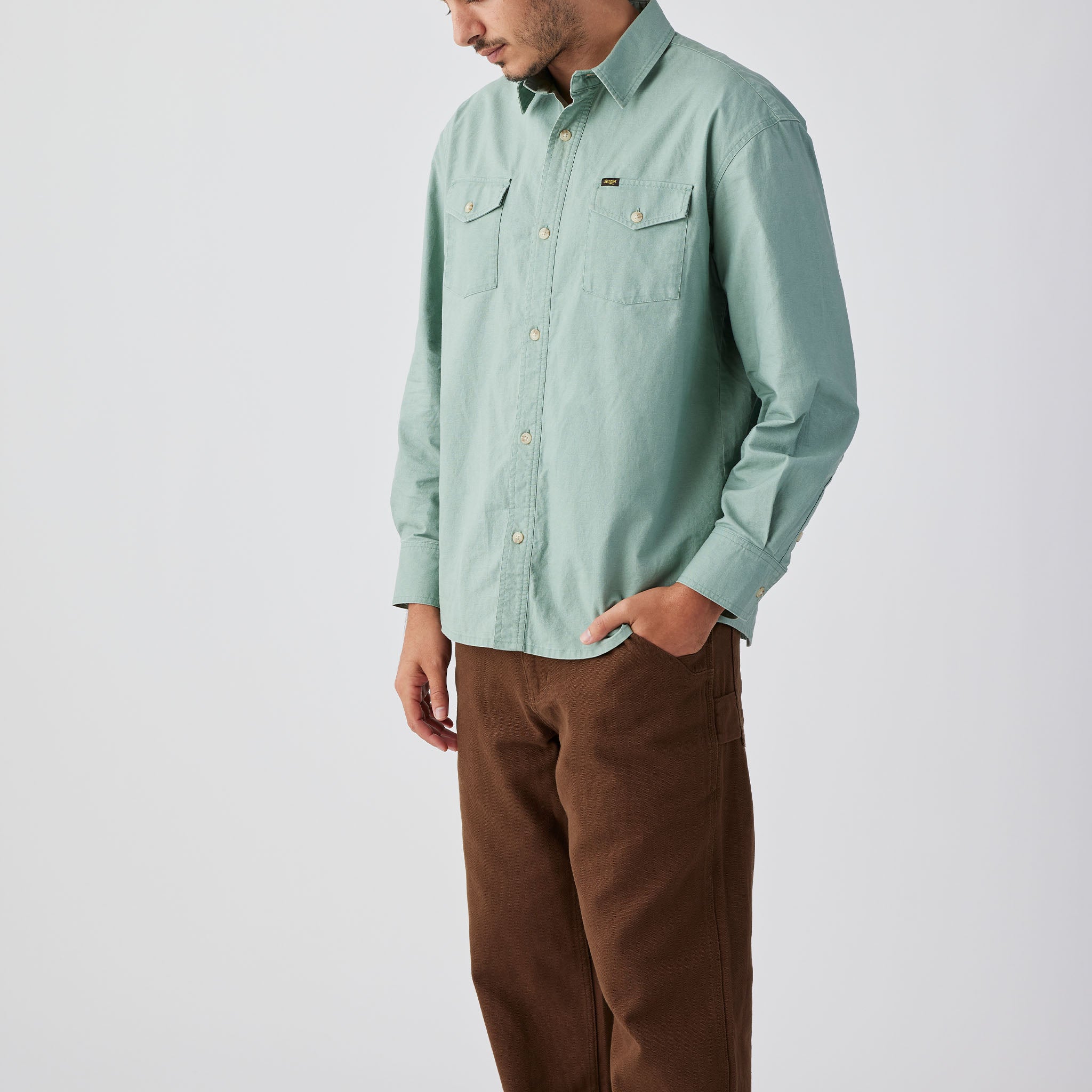 Chief Overshirt Faded Pine Green