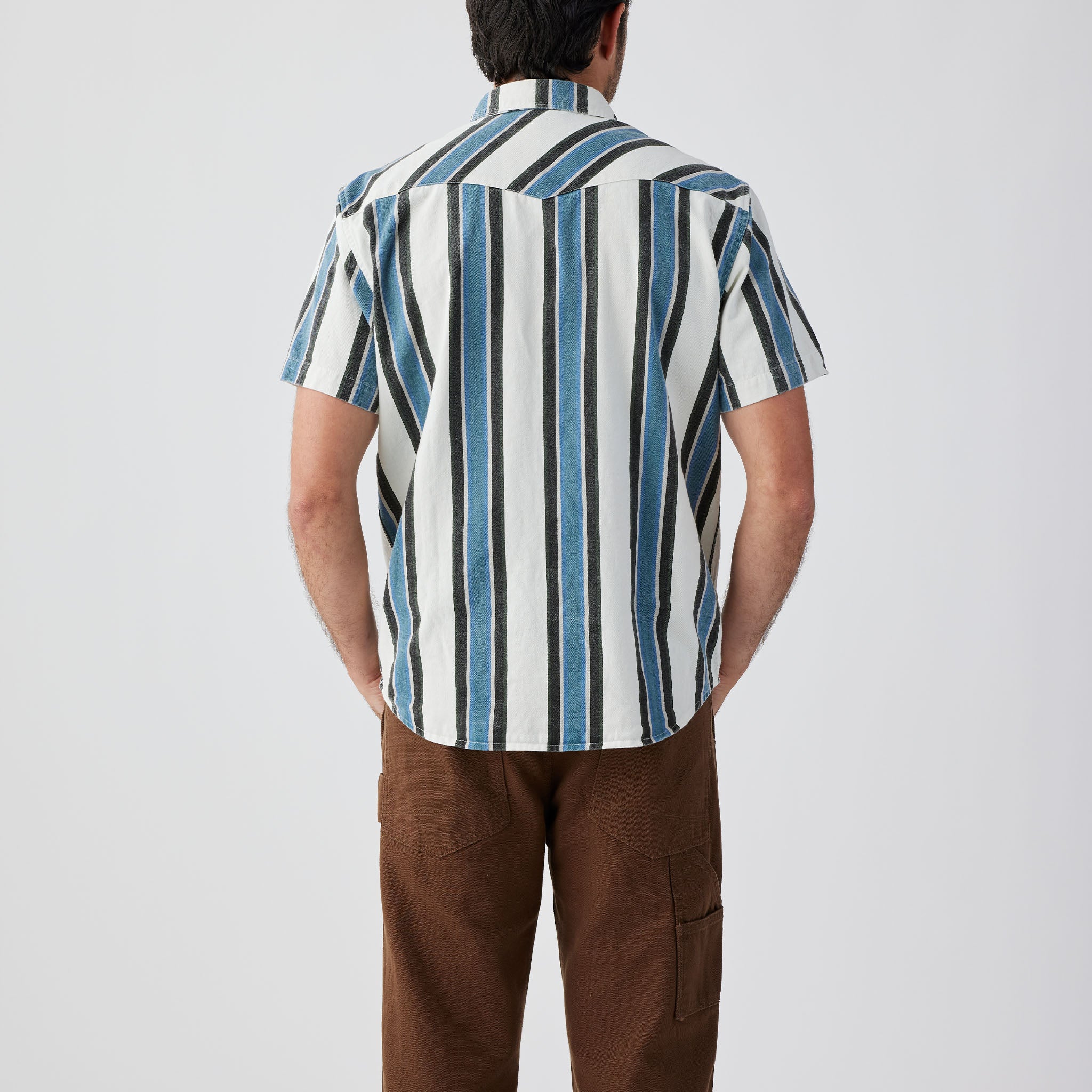 Amarillo S/S Shirt Western Stripe