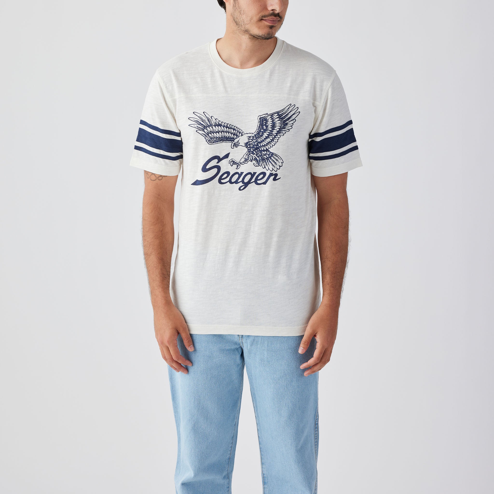 Riggins Crew Tee White