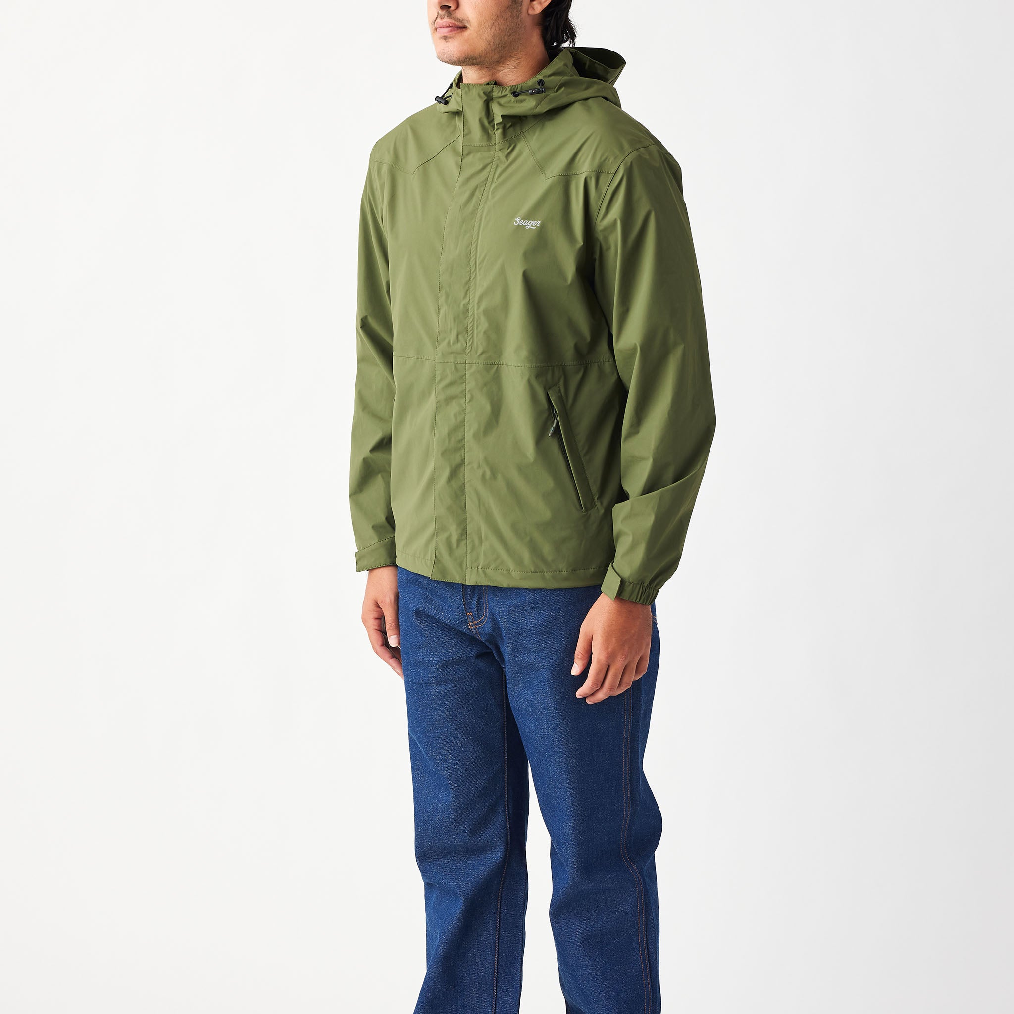 Thundercloud Rain Jacket Military Green