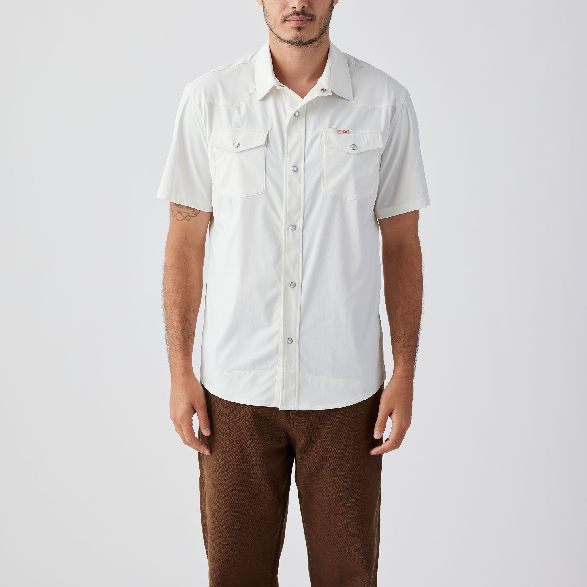 El Ranchero S/S Shirt Vintage White