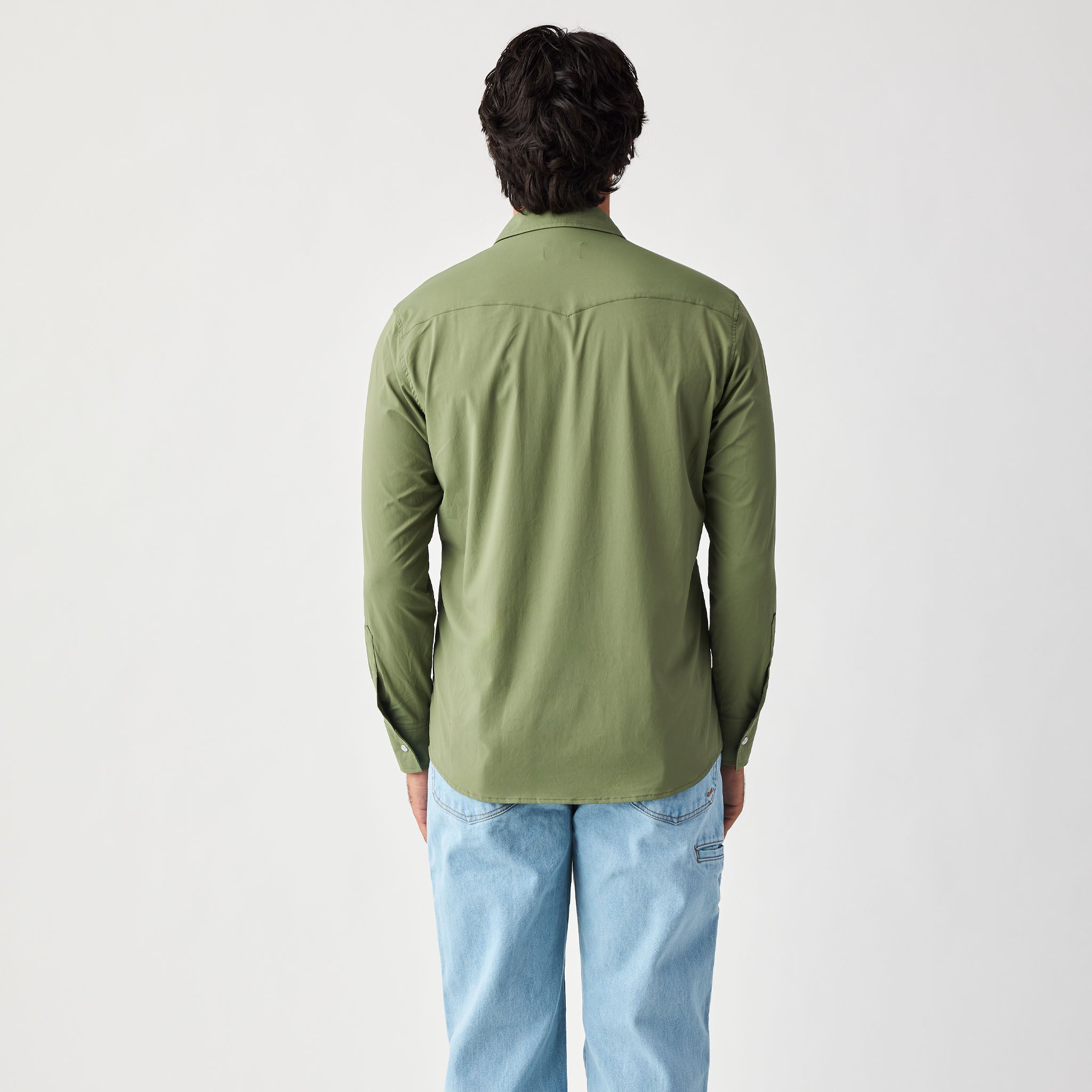 El Ranchero L/S Shirt Military Green