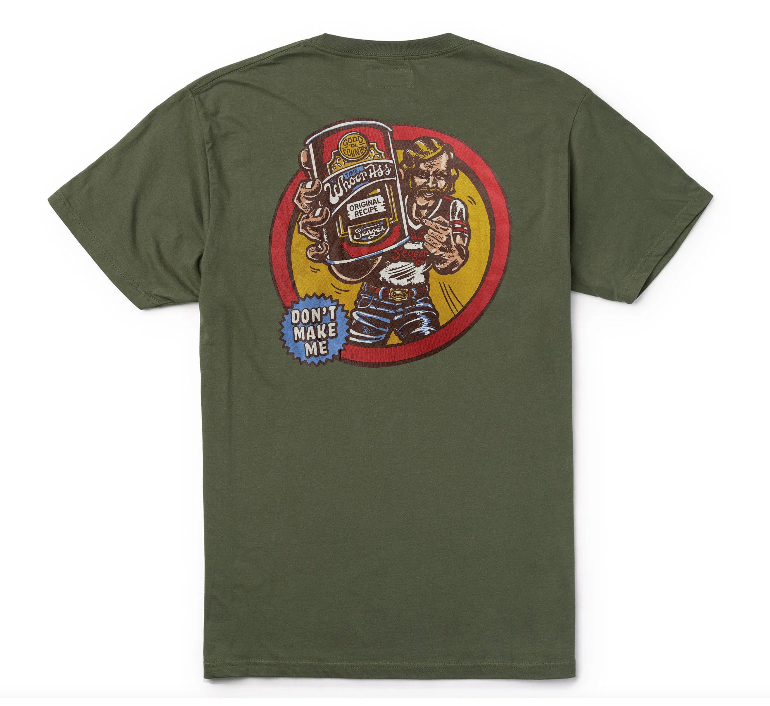 Whoop Ass Tee Army Green