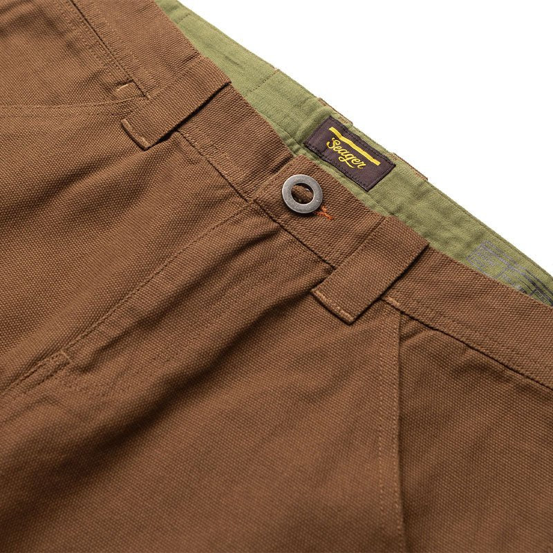 Bison Canvas Pant Tobacco - Seager Co.