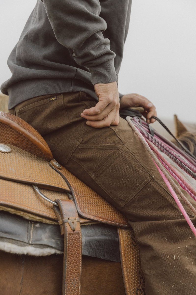 Bison Canvas Pant Tobacco - Seager Co.