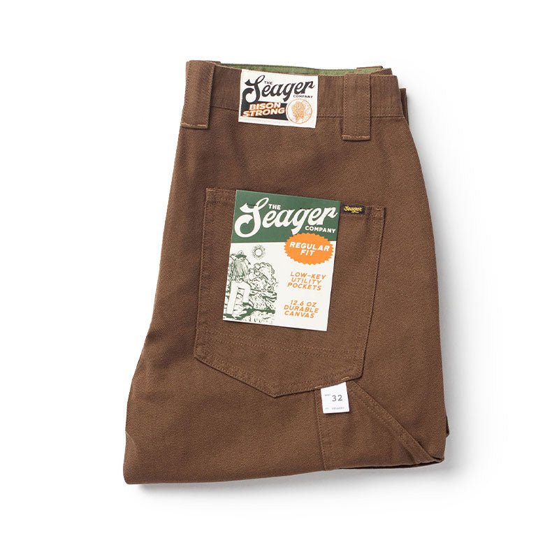 Bison Canvas Pant Tobacco - Seager Co.