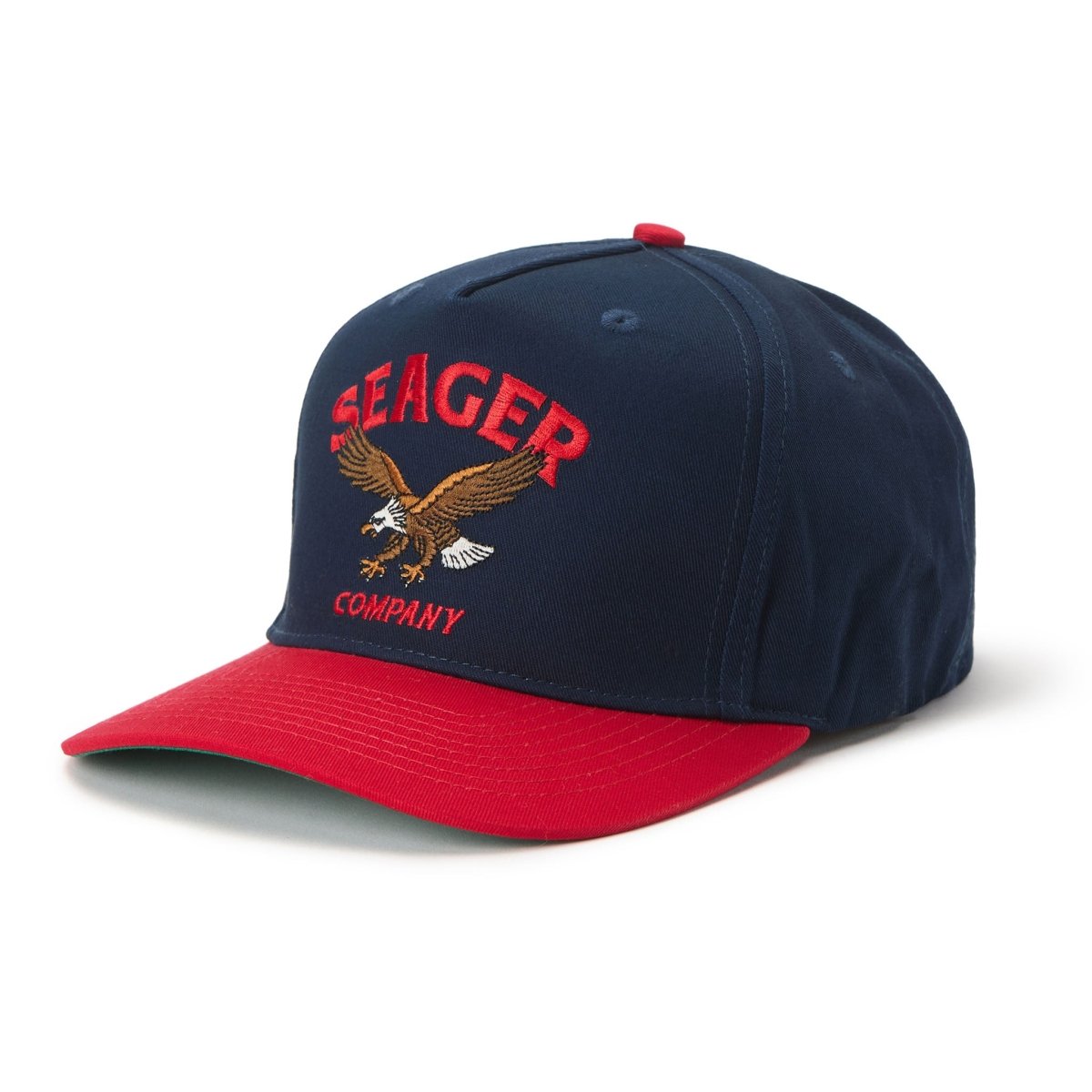 Bradley Snapback Navy/Red - Seager Co.