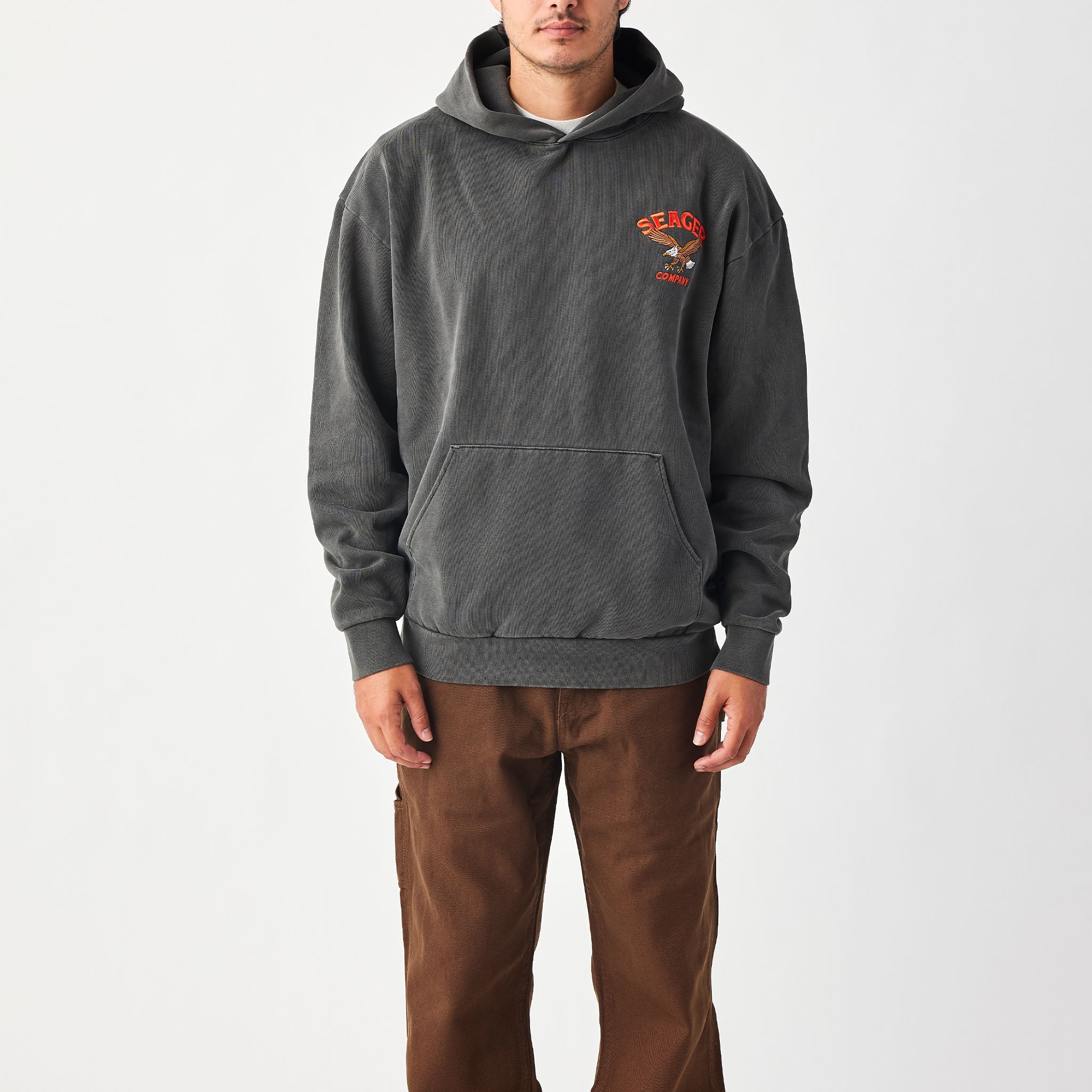 Bradley Heavy-Weight Hoodie Pigment Black