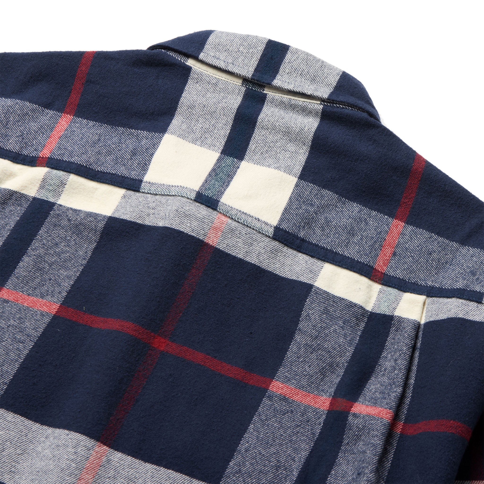 Calico Flannel Navy Big Plaid