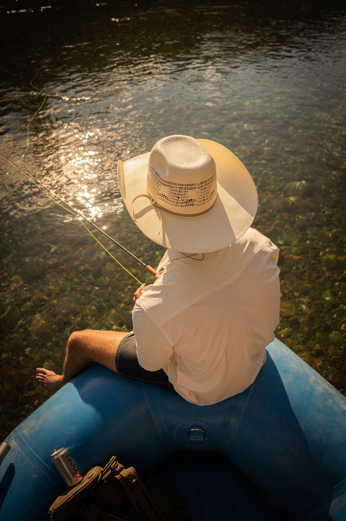 Freehand Straw Hat Ivory