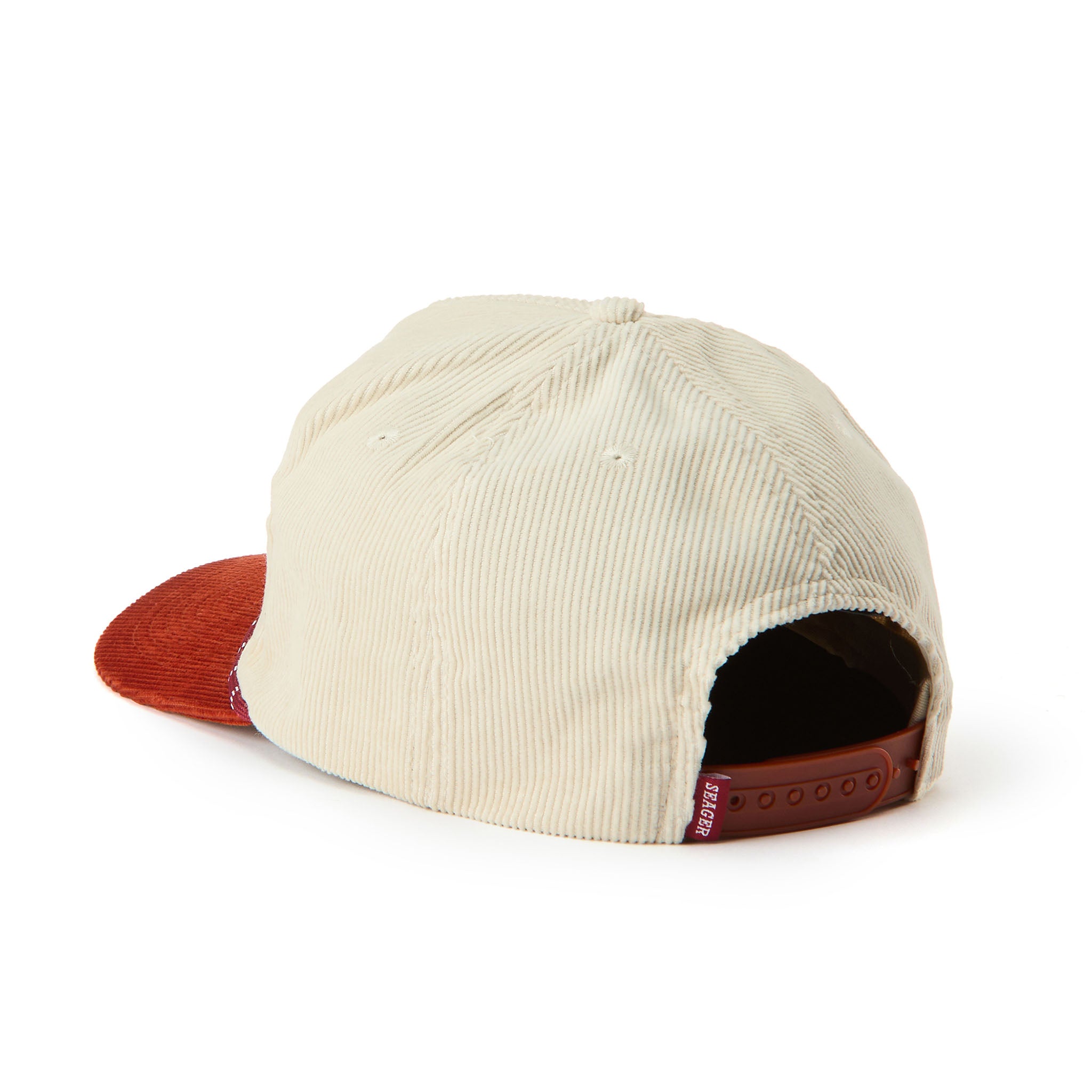 Los Rios Corduroy Snapback Cream/Rust