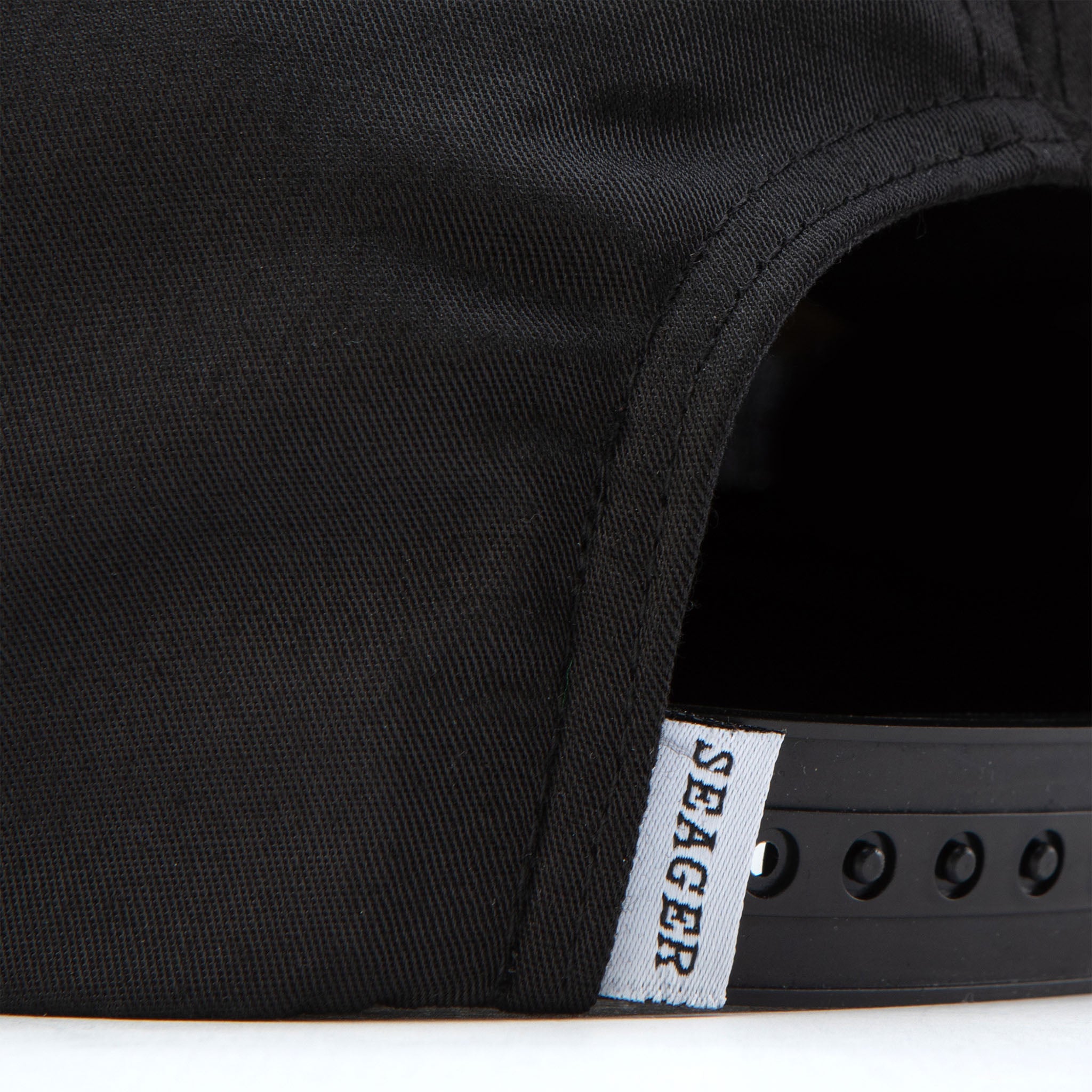 Ramblin' Man Hemp Snapback Black