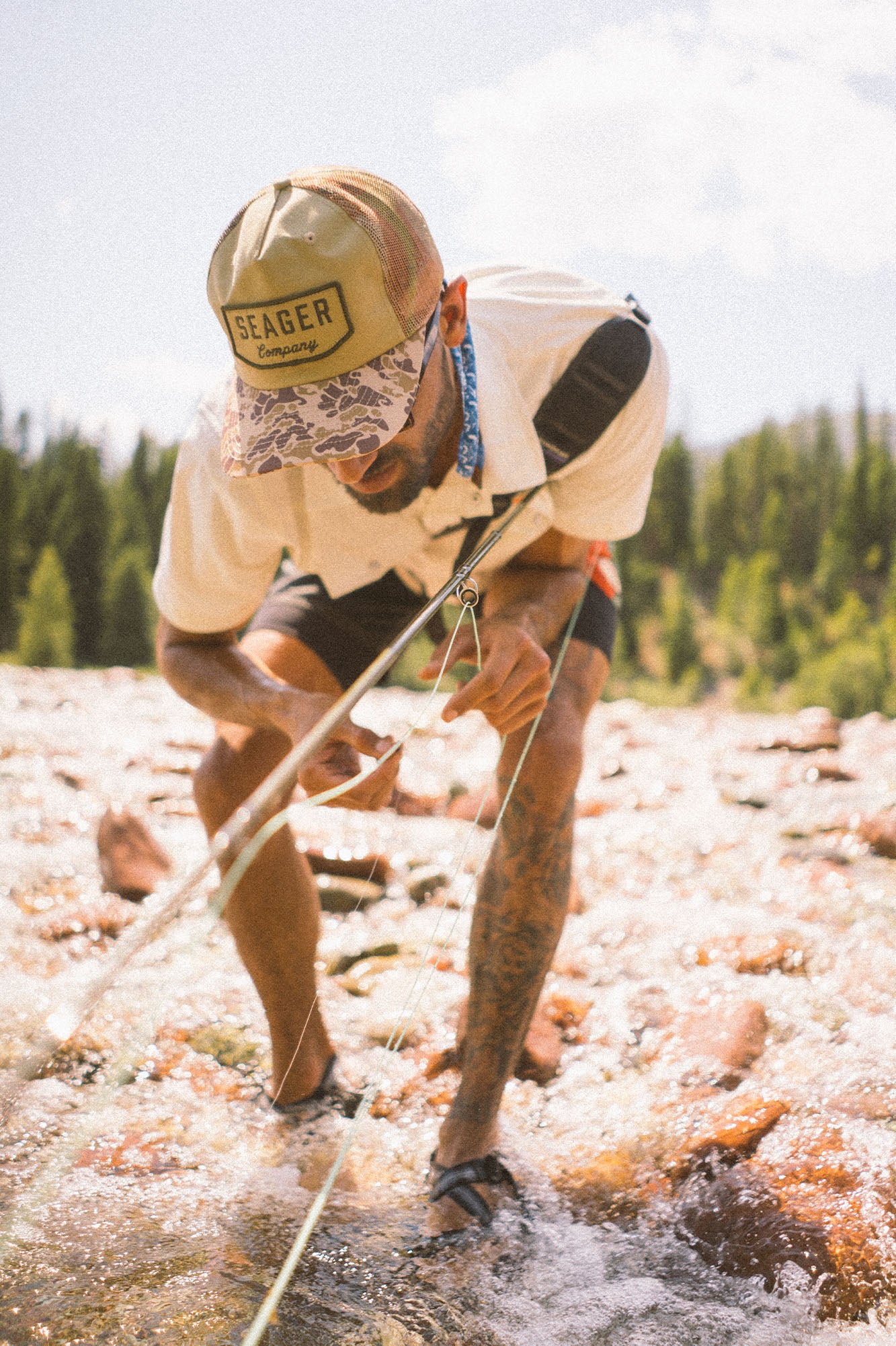 Wilson Mesh Snapback Duck Camo