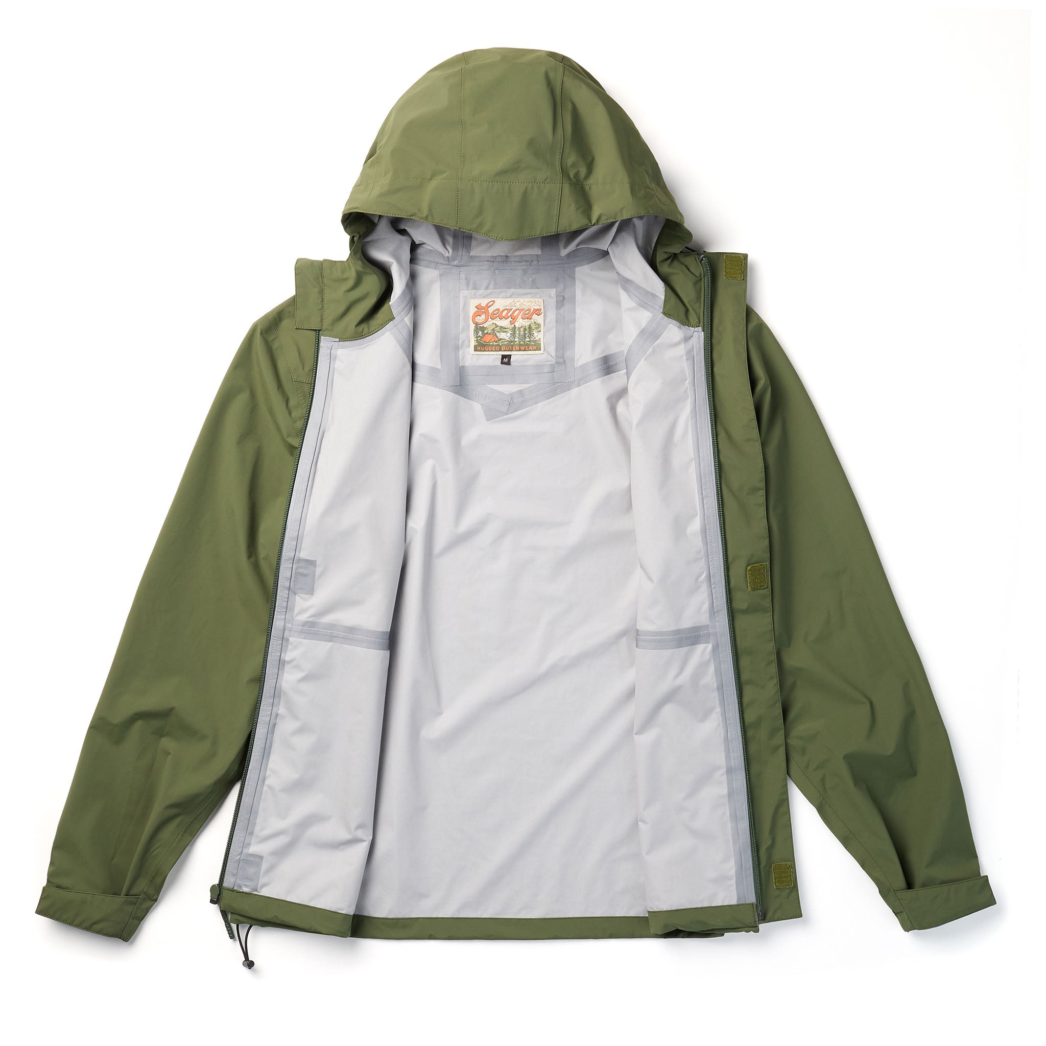 Thundercloud Rain Jacket Military Green