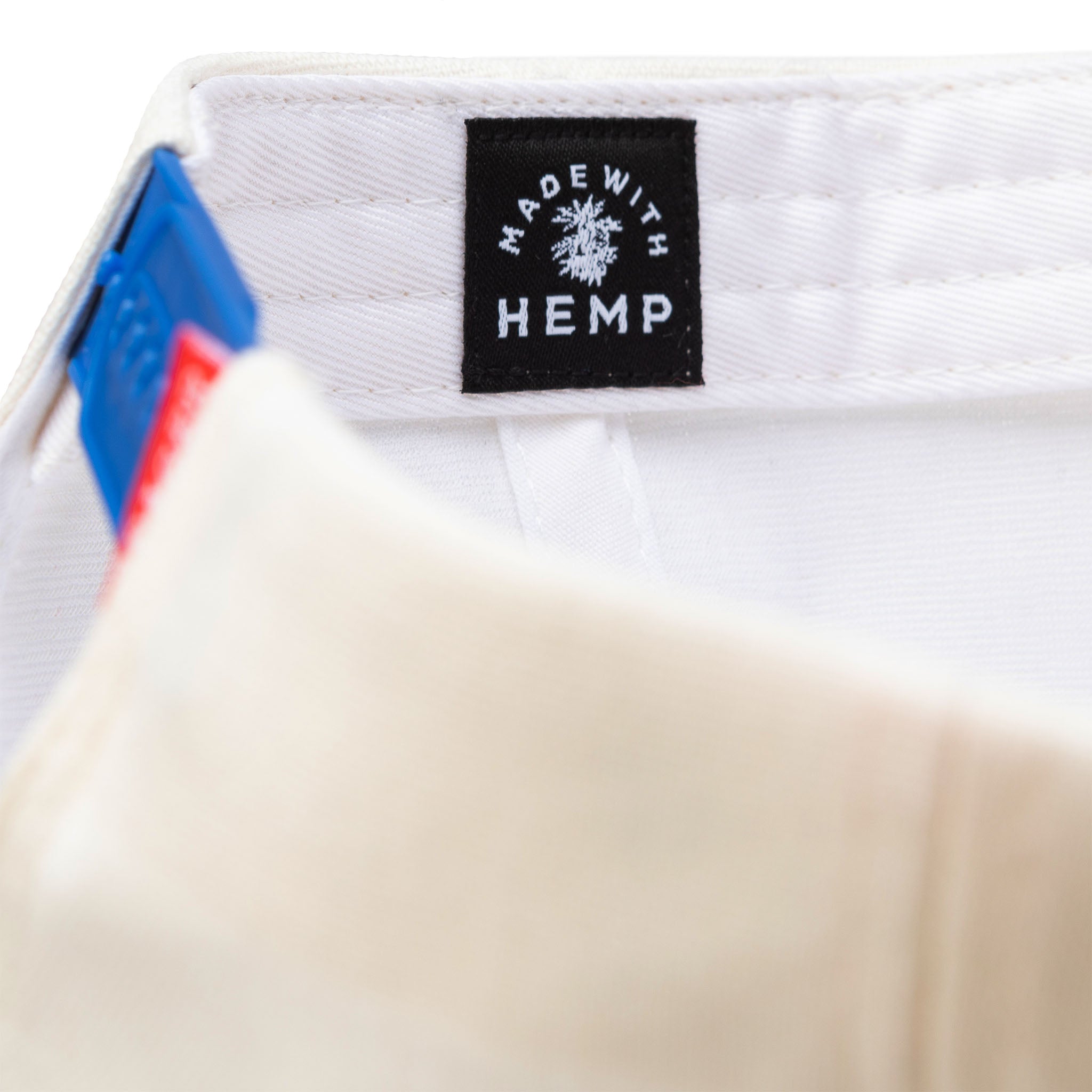 Uncle Bill Hemp Snapback Cream/Navy