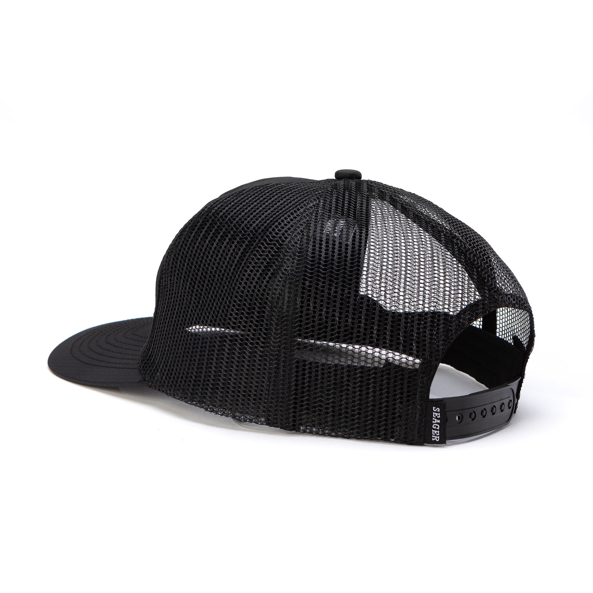 Whitewater Nylon Mesh Snapback Black