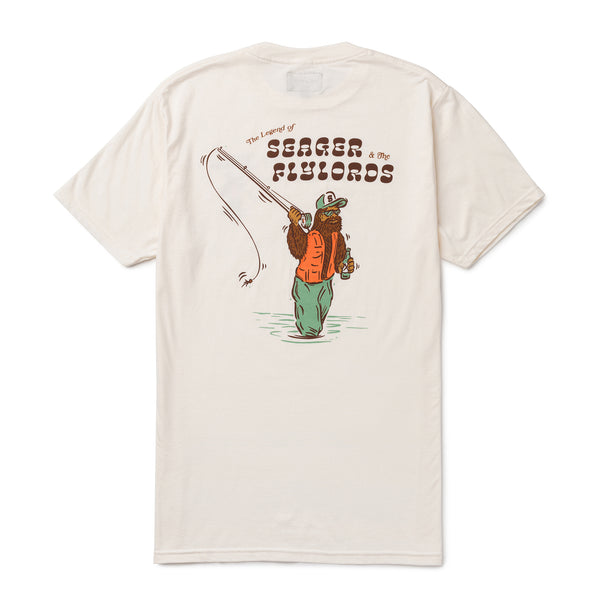 Seager x Flylords Legend Fly Tee Cream | Seager Co.